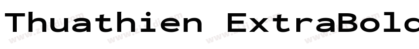 Thuathien ExtraBold字体转换